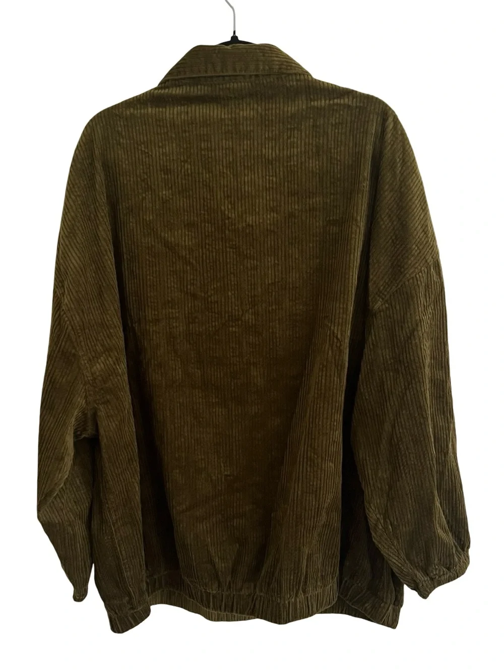 Lucy & Yak Green Hiezu Corduroy 1/4 Zip Pullover Jacket inFir Green NWT XL
